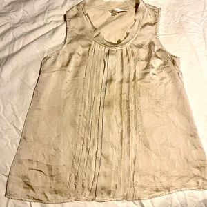 Satin sleeveless top